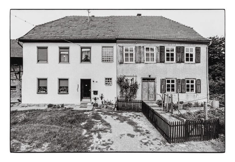 Modernisierte Haushälfte, Wilmars, 1989 ©Valentin Schwab-Archiv, Karlstadt